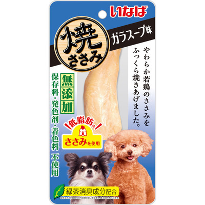 他サイト： 【6個セット】いなばペットフード 焼ささみガラスープ味1本の商品画像