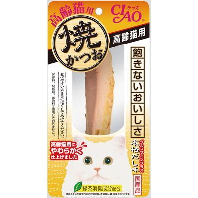 他サイト： 【6個セット】いなばペットフード CIAO焼かつお高齢猫用本格だし味1本の商品画像