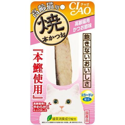 他サイト： 【6個セット】いなばペットフード CIAO焼本かつお高齢猫用かつお節味1本の商品画像