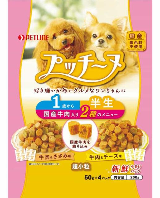 他サイト： 【6個セット】プッチーヌ半生1歳から国産牛肉入り200gの商品画像
