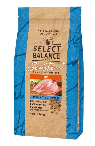 他サイト： ベッツ・チョイス・ジャパン セレクトバランス グレインフリー 猫用 アダルト チキン 1.6kgの商品画像