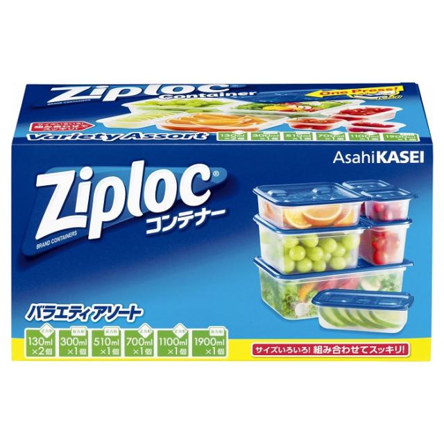 他サイト： 旭化成 ジップロック コンテナー バラエティアソート 7個セット ※お取り寄せ商品の商品画像