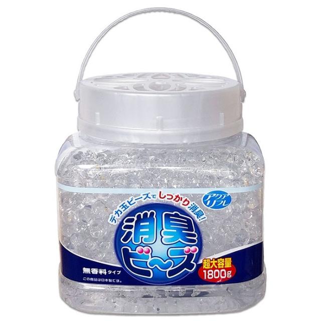 他サイト： ライオンケミカル アクアリフレ 消臭ビーズ 無香料 超大容量 本体 1800g ※取寄商品の商品画像