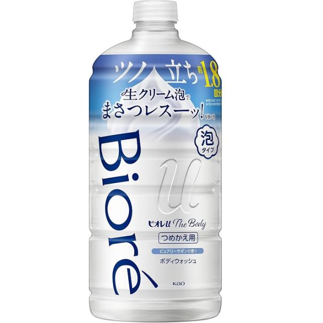 他サイト： 花王 ビオレu ザボディ 泡タイプ ピュアリーサボンの香り 詰替用 780ml ※取寄商品の商品画像