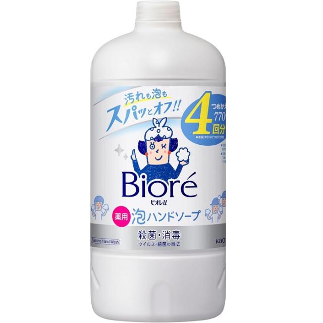 他サイト： 花王 ビオレu 泡ハンドソープ 詰替用 770ml 医薬部外品 ※取寄商品の商品画像