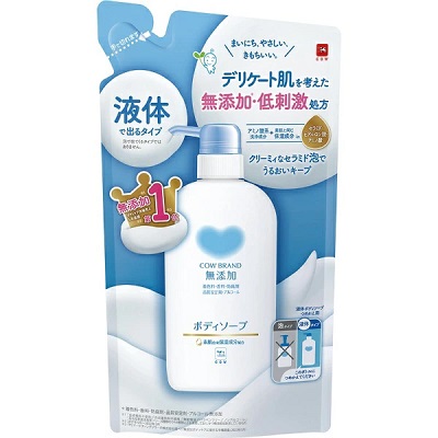 他サイト： 牛乳石鹸共進社 カウブランド 無添加 ボディソープ 詰替用 380ml ※取寄商品の商品画像