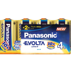 他サイト： パナソニック EVOLTA 単二形4本入り シュリンク包装 LR14EJ/4SW家電 お取り寄せ商品の商品画像