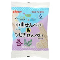 他サイト： ピジョン 元気アップカルシウム 小魚せんべい&ひじきせんべい 2枚×4袋入 お取り寄せ商品の商品画像