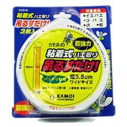 他サイト： カモ井加工紙 粘着式ハエ取り 吊るすだけ! 3枚入 お取り寄せ商品 NTの商品画像