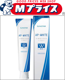 他サイト： サンスター 薬用APホワイト ペースト リフレッシュミント 110gの商品画像