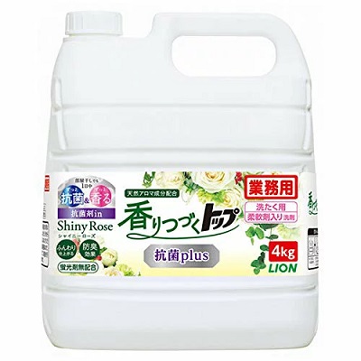 他サイト： ライオンハイジーン 香りつづくトップ 抗菌plus 業務用 ローズ&フローラルの香り 4kg ※取寄商品の商品画像