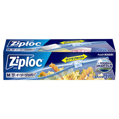 他サイト： 旭化成ホームプロダクツ ジップロック イージージッパー Mサイズ 10枚入 ※取寄商品の商品画像