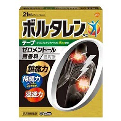 他サイト： 第2類医薬品 グラクソ・スミスクライン・コンシューマー・ヘルスケア ボルタレン ACaテープ 21枚入 セルフメディケーション税の商品画像