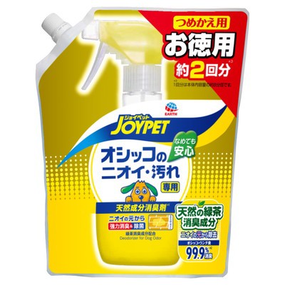 他サイト： アース・ペット 天然成分消臭剤 オシッコのニオイ・汚れ専用 つめかえ用お徳用 450ml ペット用品 ※取寄商品の商品画像