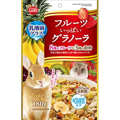 他サイト： マルカン フルーツいっぱいグラノーラ 180g ペット ※取寄商品 賞味期限:3ヵ月以上の商品画像