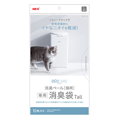 他サイト： ジェックス デオケア 消臭ペール 猫用Tall消臭袋 10枚 ペット ※取寄商品の商品画像