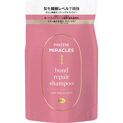 他サイト： P&G パンテーンミラクルズ ボンドリペアシリーズ カラーシャイン&リペア シャンプー つめかえ用 350g ※取寄商品の商品画像