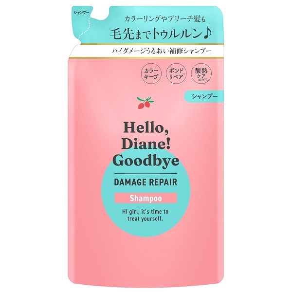 他サイト： ハローダイアン グッバイ ダメージリペア シャンプー 詰替え 320ml Diane パーフェクトビューティー【メール便可】(1の商品画像