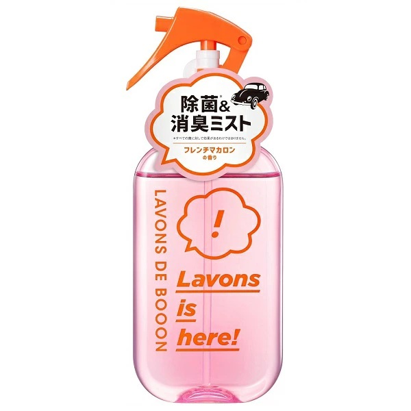 他サイト： ラボンデブーン クルマ用ファブリックミスト フレンチマカロンの香り 220ml LAVONS 消臭剤(124009)の商品画像