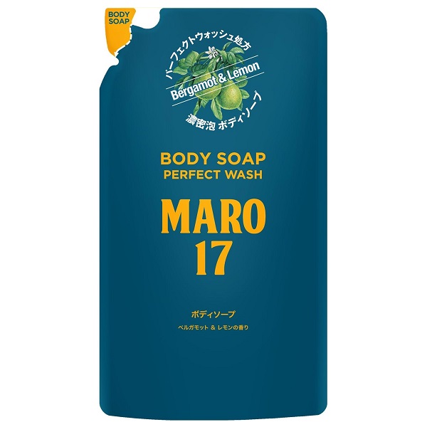 他サイト： マーロ ボディソープ パーフェクトウォッシュ ベルガモット&レモンの香り 詰替え 400ml MARO17【メール便可】(494の商品画像