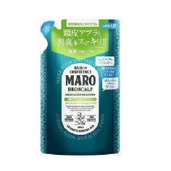他サイト： MARO  薬用デオスカルプシャンプー グリーンミントの香り つめかえ用 400ml  (4582469490845)の商品画像