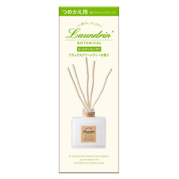 他サイト： ランドリン ボタニカル ルームディフューザー リラックスグリーンティー 詰替え 80ml  (506577)の商品画像