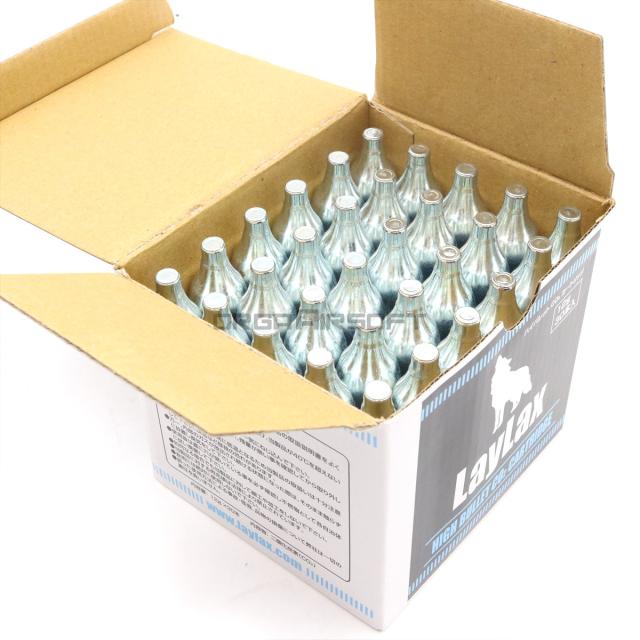 他サイト： LayLax satellite ハイバレット CO2カートリッジ ガスボンベ 12g 30本入の商品画像