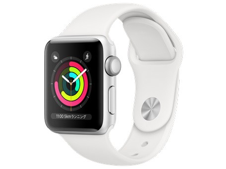 送料無料 アップル Apple Watch Series 3 Gpsモデル 38mm Mtey2j A ホワイトスポーツバンド 新品 国内正規品 の通販はau Pay マーケット カメラ レンズ 家電のdigimartショップ