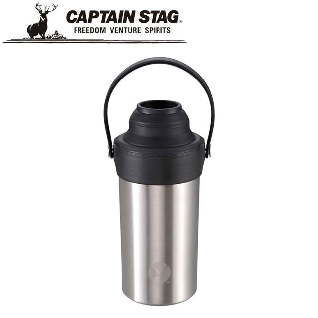 他サイト： HDステンレスペットボトルホルダー (シルバー) アウトドア・キャンプ用品 キャプテンスタッグ CAPTAIN STAG 屋外 の商品画像