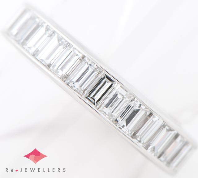 ハリーウィンストン フルエタニティ ステップカット ダイヤモンド 8号 リング 指輪 中古 の通販はau Pay マーケット 福岡宝石市場