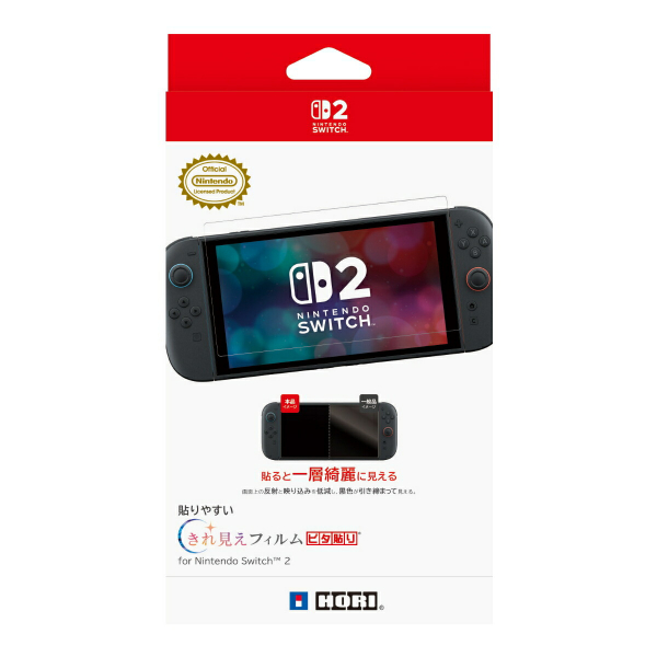 他サイト： [メール便OK]【新品】【NS2H】貼りやすい きれ見えフィルム ピタ貼り for Nintendo Switch 2[在庫品]の商品画像