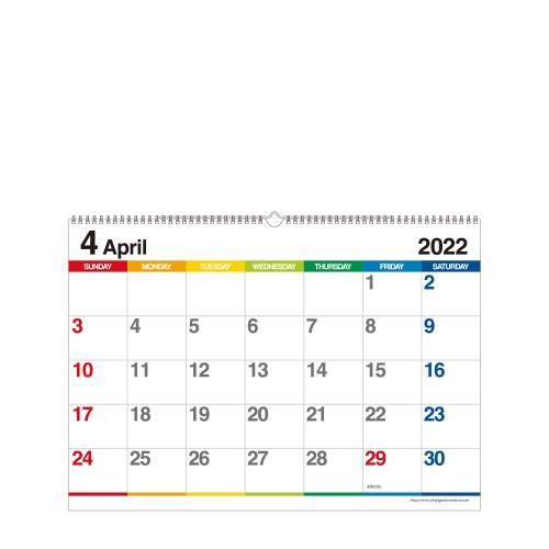 カレンダー 4月始まり 壁掛け 22年 カラーバー 書き込み シンプルの通販はau Pay マーケット エトランジェディコスタリカ