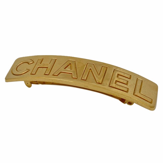 CHANEL シャネル ヘアクリップ バレッタ ゴールド 髪留め 髪飾り-