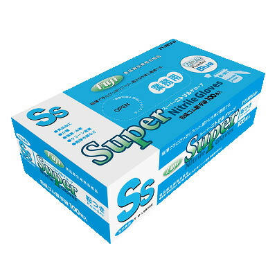 100枚入り フジ スーパーニトリルグローブ 脱着しやすいコーンスターチパウダー付き ブルー ゴム手袋 ニトリル手袋 の通販はau Pay マーケット Sunmine Au Pay マーケット店