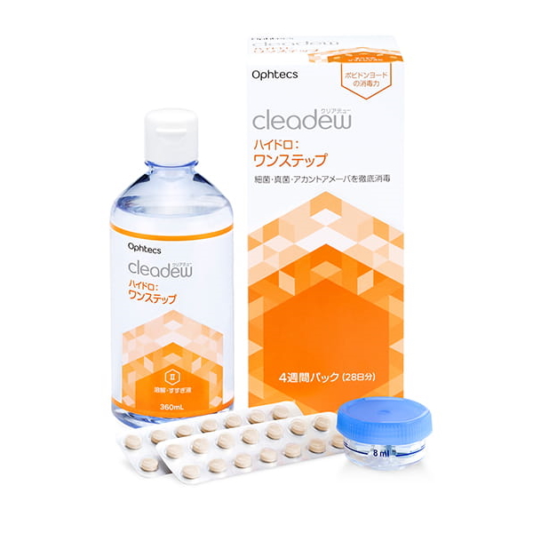他サイト： オフテクス cleadew ハイドロ:ワンステップ 28日分 1箱<Ophtecs ファーストケア クリアデューの後継商品です。の商品画像