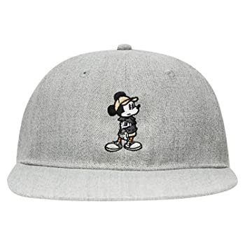 ディズニー メンズ ミッキーマウス 野球帽 ミッキーマウス ロゴ カーブしたつば 調節可能なキャップ Us サイズ One Size カラー グレーの通販はau Pay マーケット クルリンストア