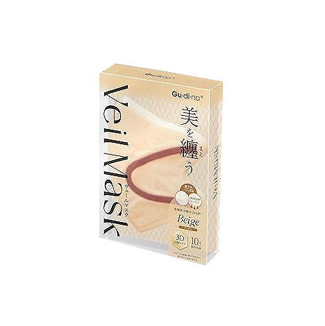 他サイト： グディナ ヴェールマスク ベージュ 個別包装10枚の商品画像