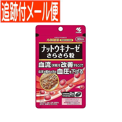 他サイト： 【追跡付きメール便】ナットウキナーゼ さらさら粒(60粒入)小林製薬サプリの商品画像