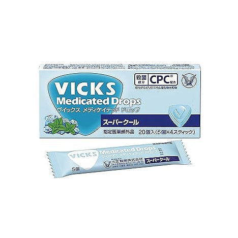 他サイト： 【指定医薬部外品】ヴイックス メディケイテッド ドロップスーパークール 20個(メール便対応可)dbの商品画像