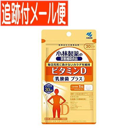 他サイト： 【メール便送料無料】ビタミンD 乳酸菌プラス 30粒 小林製薬の商品画像