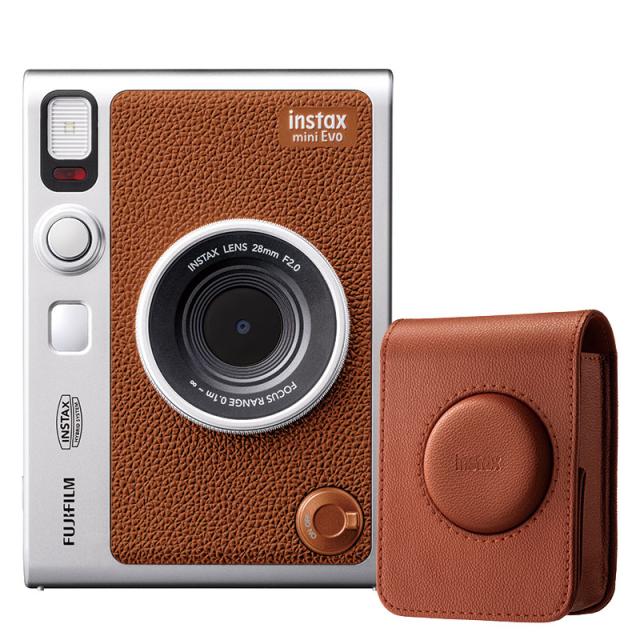 instax mini Evoハイブリッドインスタントカメラ ブラウン新品未開封 instax mini Evoハイブリッドインスタントカメラ ブラウン新品未開封