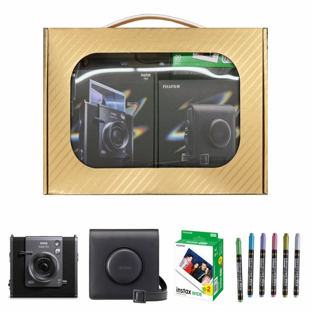 他サイト： 【ギフト チェキG】富士フィルム(フジフィルム)チェキワイド インスタントカメラ instax WIDE Evo カメラケース付の商品画像