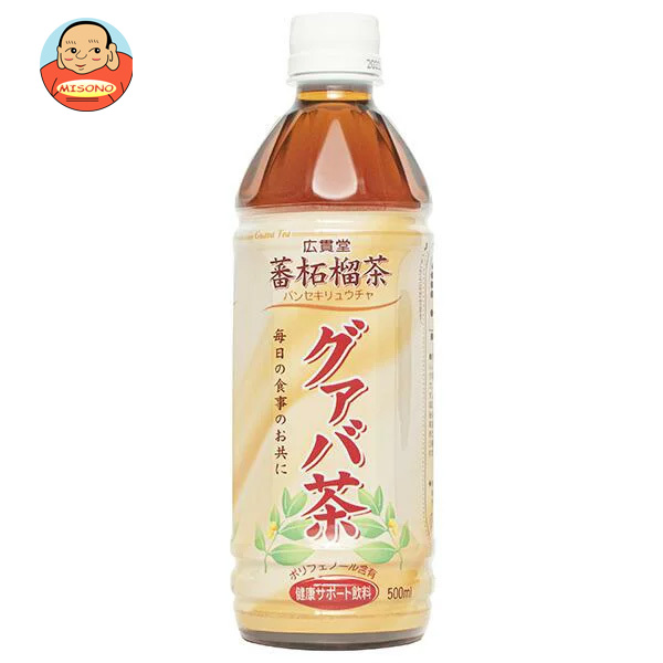 他サイト： 日本薬剤 グァバ茶 500mlペットボトル×24本入×(2ケース)| 送料無料 茶飲料 健康茶 PET お茶 ビタミンCの商品画像
