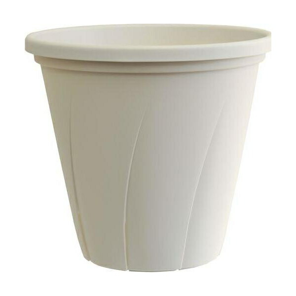 他サイト： 【14時迄当日出荷】 大和プラスチック:根はり鉢6号 ホワイト 4903266726386 プラ鉢 バラ 観葉 根 鉢皿ノア の商品画像