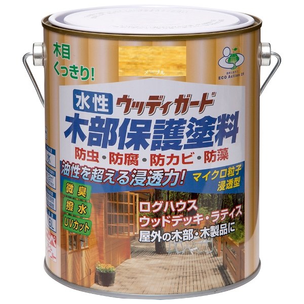 他サイト： ニッペホームプロダクツ:水性ウッディガード メープル 1.6L 4976124532153【メーカー直送品】【地域制限有】 水性の商品画像