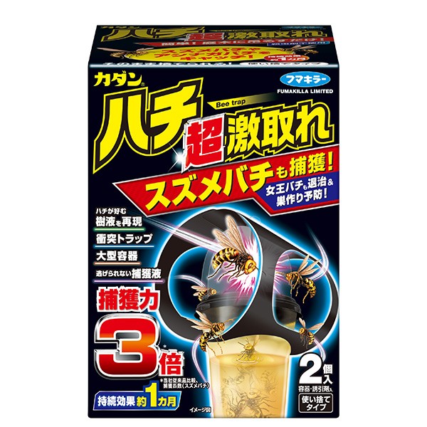 他サイト： フマキラー:カダンハチ超激取れ2個  4902424444803 の商品画像