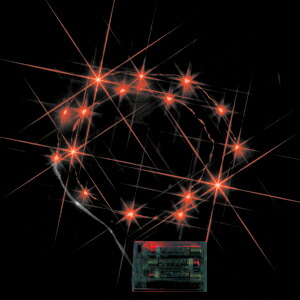 デンサン LEDミニストリングライト 112-1026 STM-G01R 1個