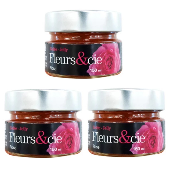 ローズジャム Fleurs Cie 185g入 3個 プリザーブドジャム ピュアローズ100 バラの花びらが丸ごと入った贅沢なお花のジャム カナダの通販はau Pay マーケット マウナワールド店 商品ロットナンバー