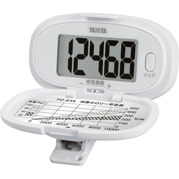 他サイト： タニタ 歩数計 ホワイト PD‐646‐WH【_の商品画像