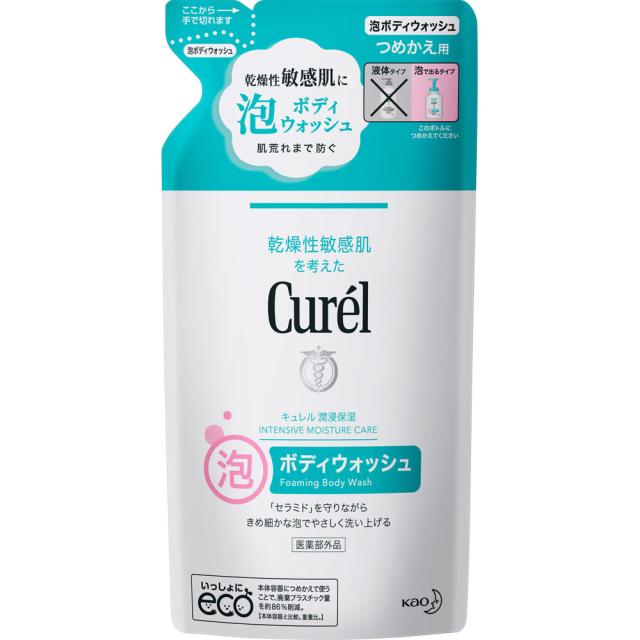 他サイト： 【6個セット】花王 キュレル 泡ボディウォッシュ つめかえ用 380ml (4901301289384-6)【ヤマト宅急便】の商品画像
